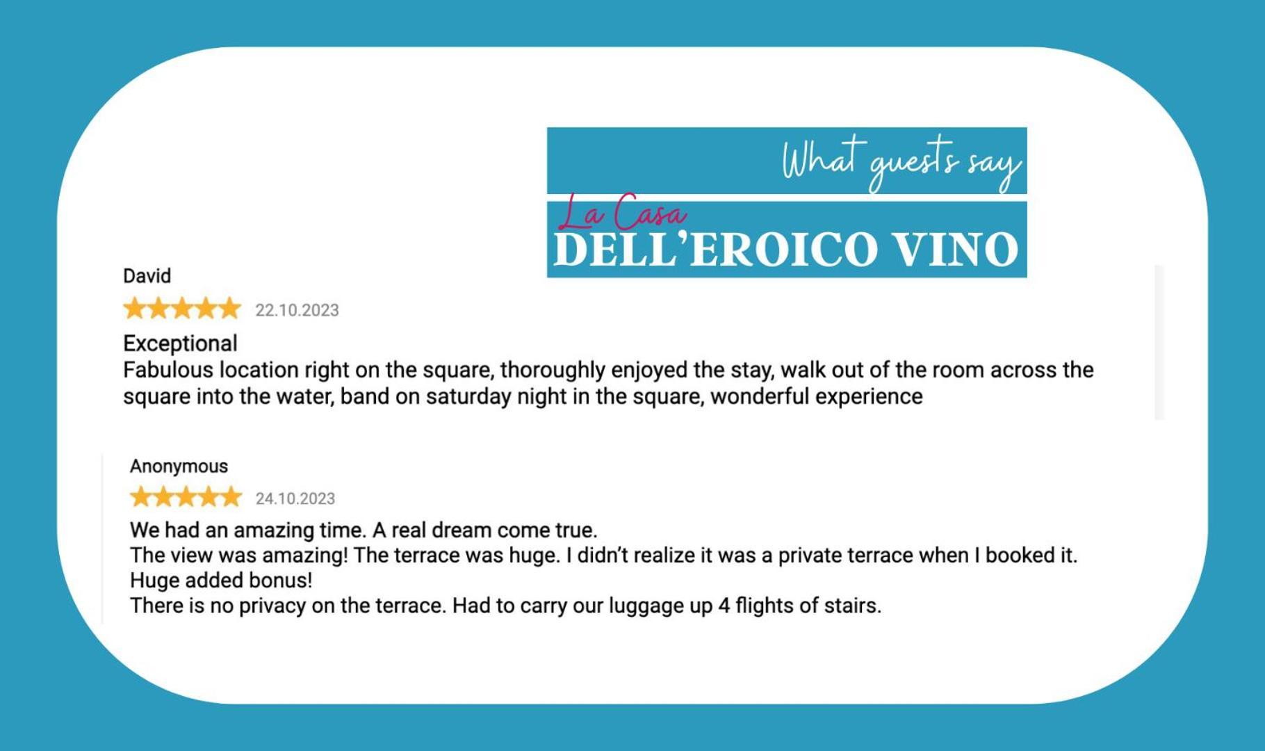 ヴェルナッツァ La Casa Di Eroico Vinoアパートホテル エクステリア 写真