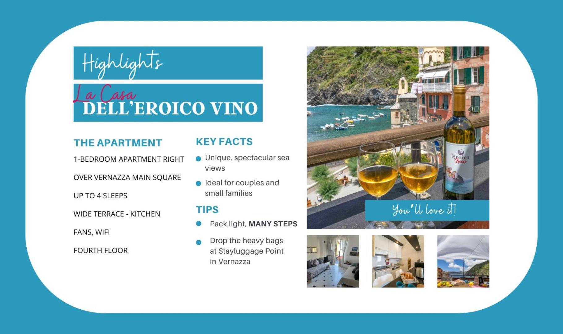 ヴェルナッツァ La Casa Di Eroico Vinoアパートホテル エクステリア 写真